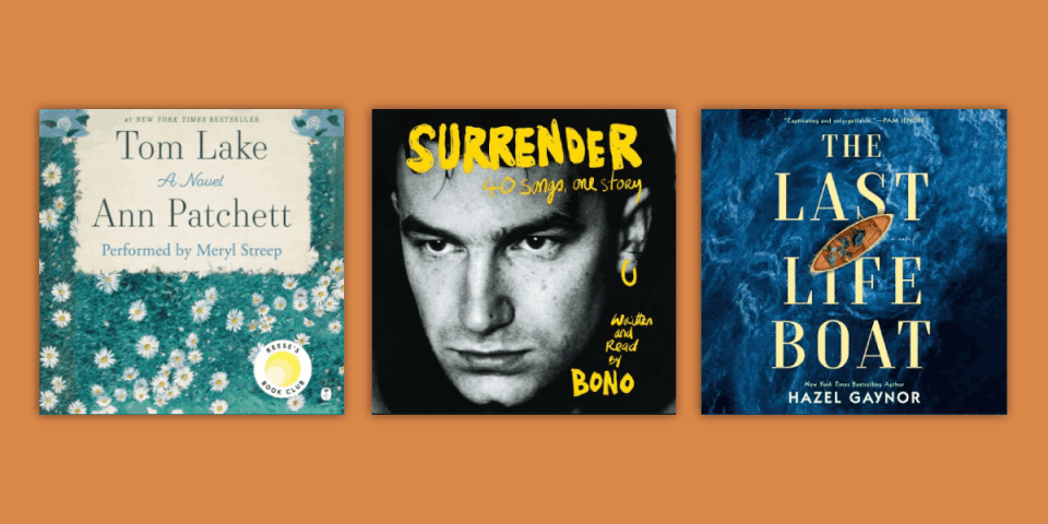 collage of three audiobook covers