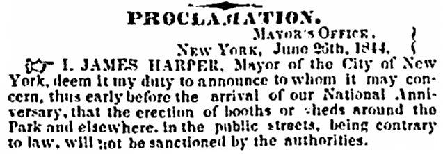 Anti-Booth Proclamation, Commercial Advertiser, June 27, 1844
