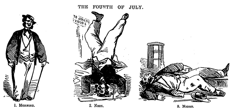 Fourth of July at Morning, Noon, and Night; Vanity Fair, July 14, 1860