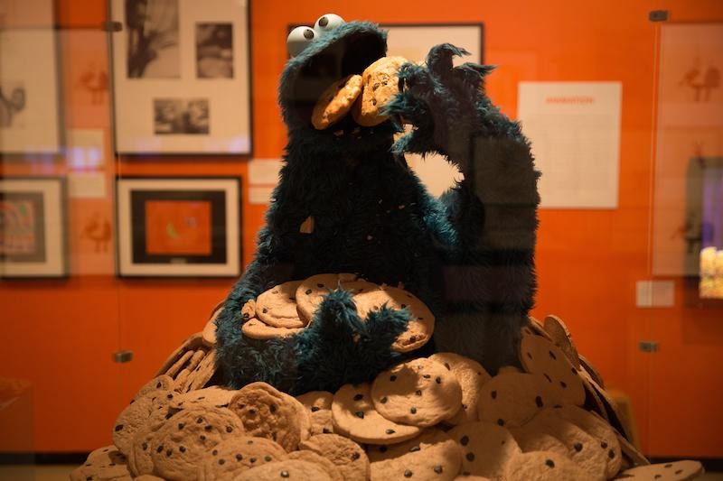 Cookie Monster at LPA. Photo by Jonathan Blanc.