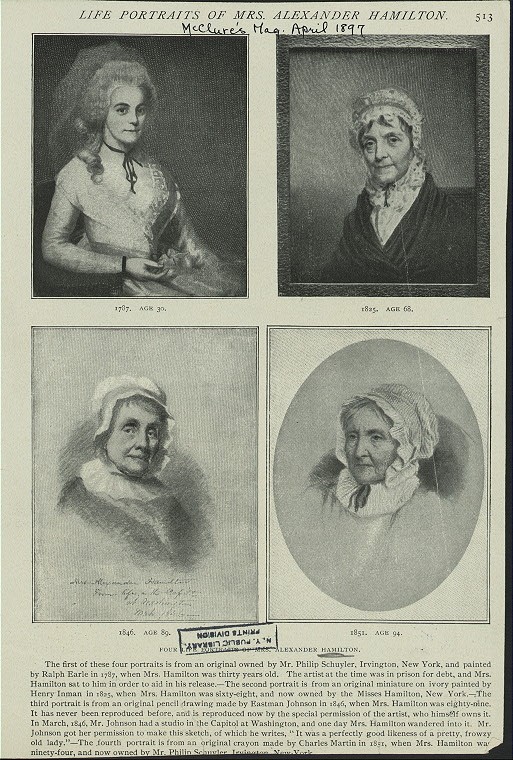 Life portraits of Eliza.