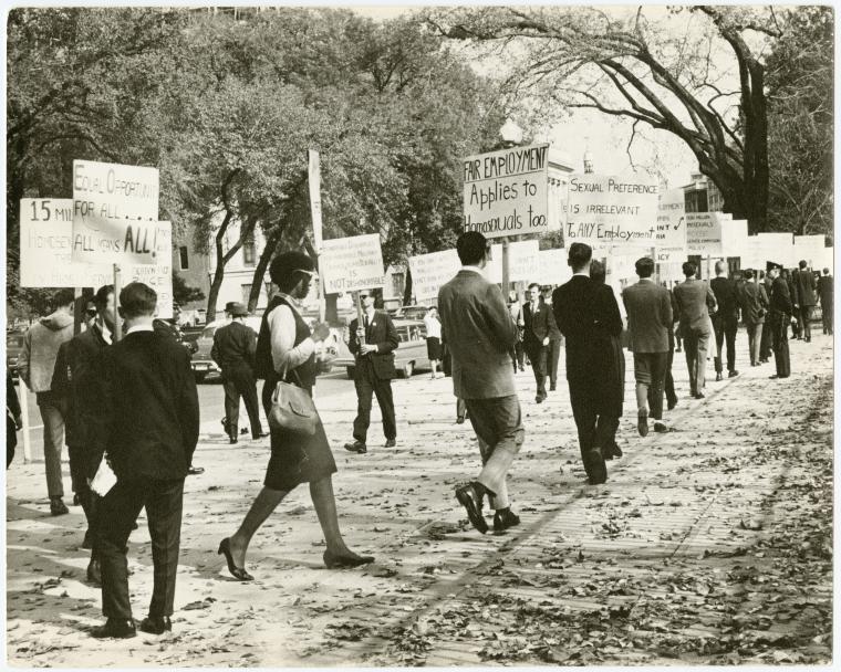 A demonstration in 1965