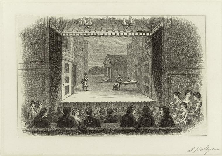 John Street Theatre, 1767., Digital ID 809935, New York Public Library