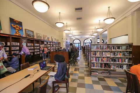 Interior view of Columbus Library 