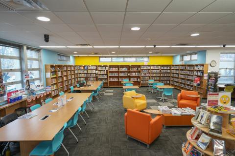 Interior view of Allerton Library First Floor