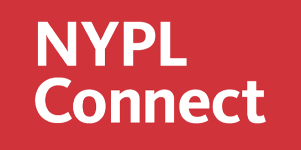 Red graphic that reads: NYPL Connect.