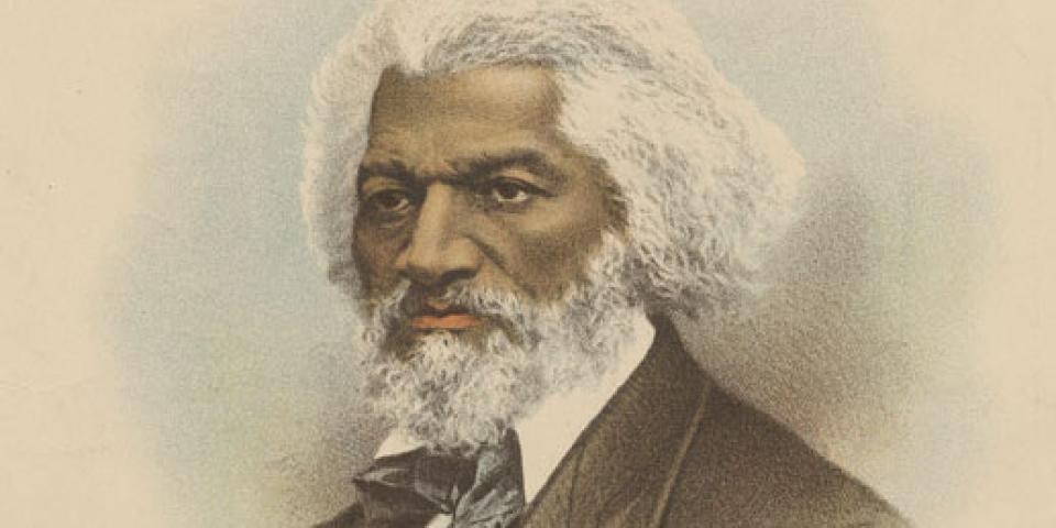 Historic illustration of Frederick Douglass. 