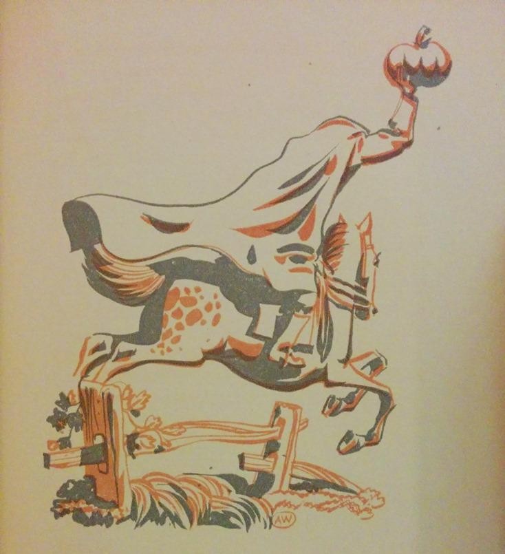 Peter Pauper Press edition of The Legend of Sleepy Hollow, with illustrations by Aldren Watson