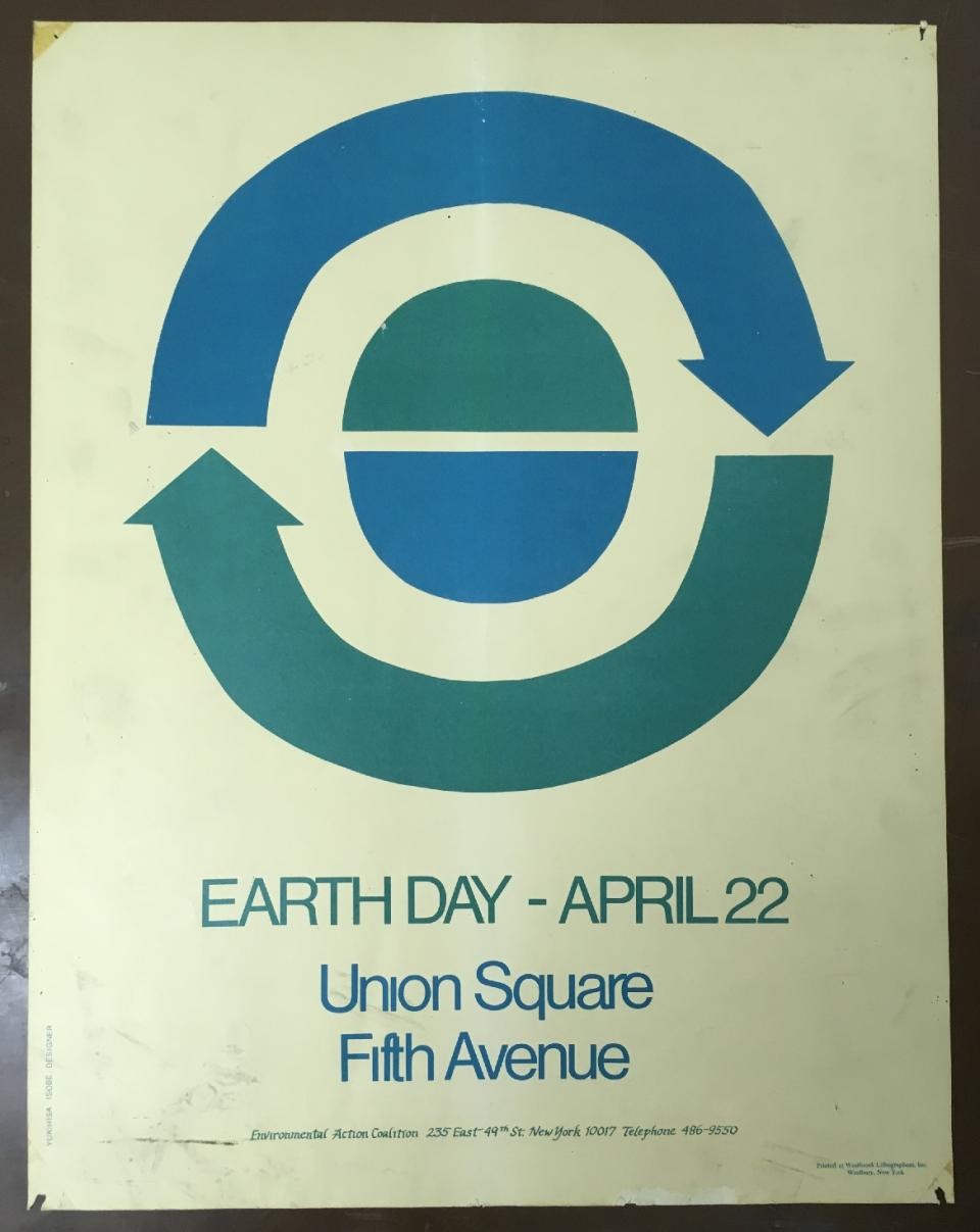 Environmental Action Coalition poster for inaugural Earth Day